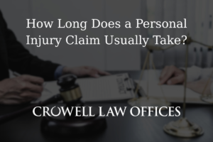 Sacramento Pedestrian Accident Lawyers 6 CRO10 25 How Long Does a Personal Injury Claim Usually Take
